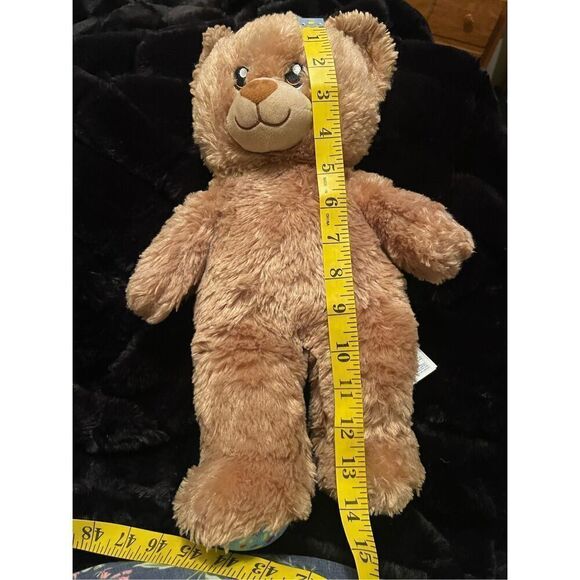 Build-A-Bear Workshop Brown Blue Happy Birthday Plush Teddy Bear Stuffed Toy - Picture 5 of 12